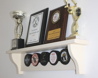 Hockey Puck Display Shelf,Hockey Gifts,Hockey Gift Ideas,Hockey Room Decor,Hockey Wall Decor,Hockey Shelves,Hockey Puck Shelves,Hockey Girl