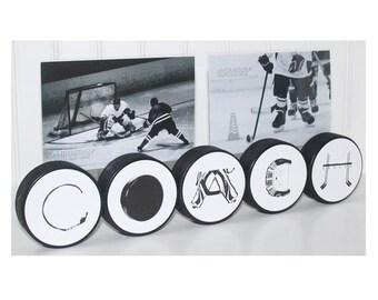 "COACH" Pucks - Photo Display