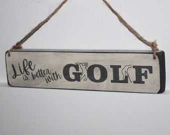 Life is better with GOLF  - Ornament