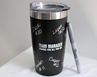 Team Manager  Travel Tumbler