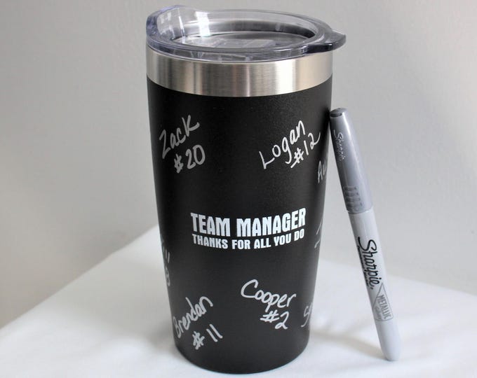 Featured listing image: Team Manager  Travel Tumbler