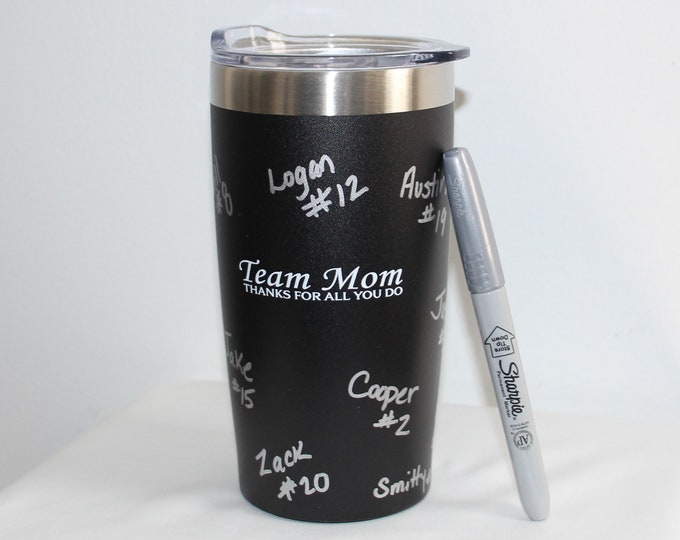 Featured listing image: TEAM MOM  Travel Tumbler