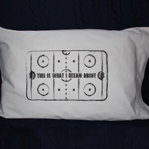 Hockey Pillowcase,Hockey Gift,Hockey Tournament,Goodie Bags,Swag Bag,Hockey Bedding,Hockey Bedroom,Hockey Gift Idea,Hockey Sheets,Room Decor image 6
