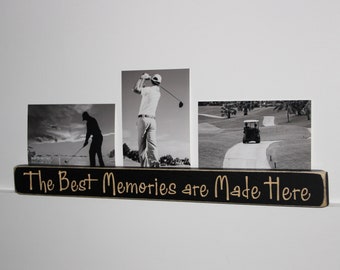 The Best Memories Happen Here - Triple Photo Sign