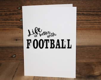 Football Greeting Card