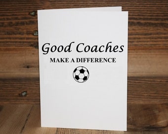 Soccer Coach Greeting Card