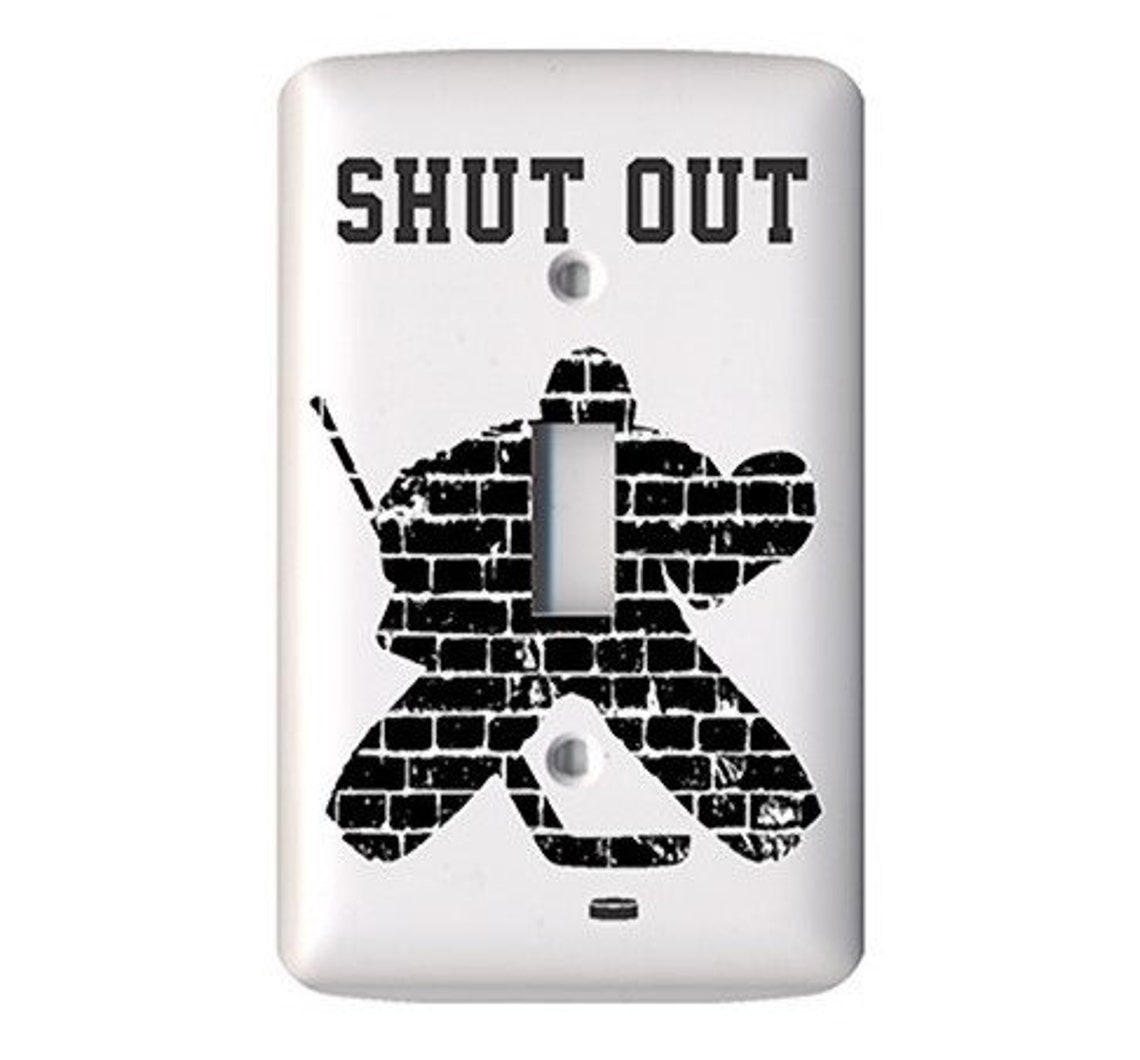 Hockey Light Switch CoverHockey Room DecorHockey GiftHockey Etsy