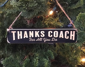 Thanks Coach For all that you do - Ornament