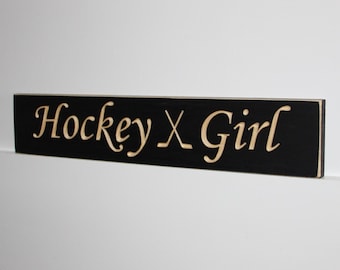 Hockey Girl - Sign