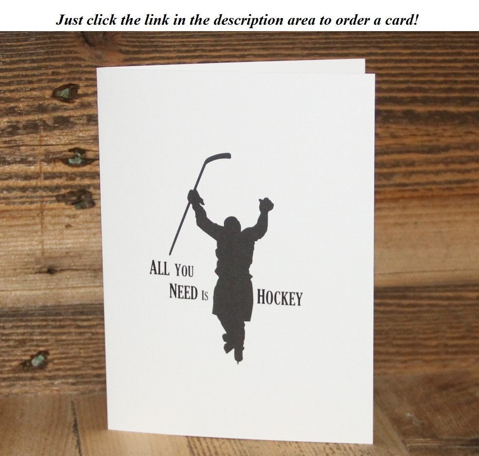 Imagen de hockey decoración de la sala de hockey pantalla de | Etsy