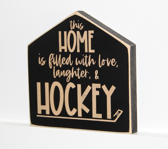 Hockey Mom Home Decor Sign, Hockey Family Gift