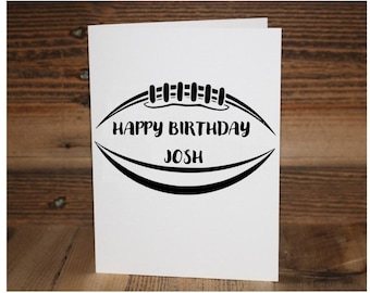 Football Birthday Card