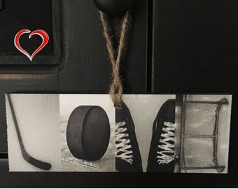 "LOVE" Montage Ornament/Sign