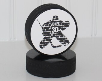 NANE & Number - Brick Wall Goalie  - Puck Sign
