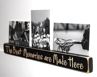 The Best Memories are Made Here  -  Triple Photo Sign
