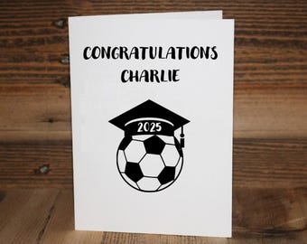 Soccer Graduation Card