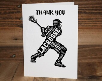 Lacrosse Player Card