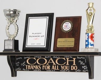 COACH Thanks for all you do  - Trophy Shelf