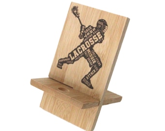 Lacrosse Phone Stand