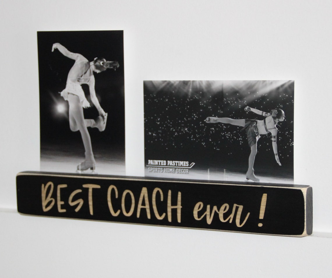 Figure Skating Coach Gift IdeaPhoto DisplaySignFrameBest Etsy