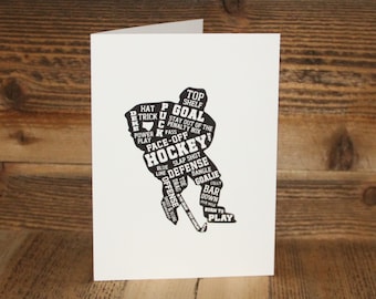 Hockey Greeting Card