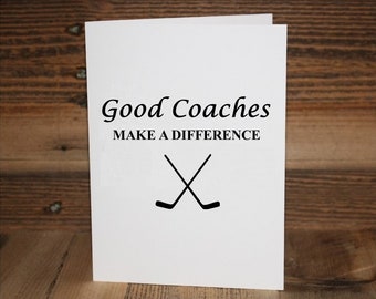 Good Coaches Make a Difference - Greeting Card