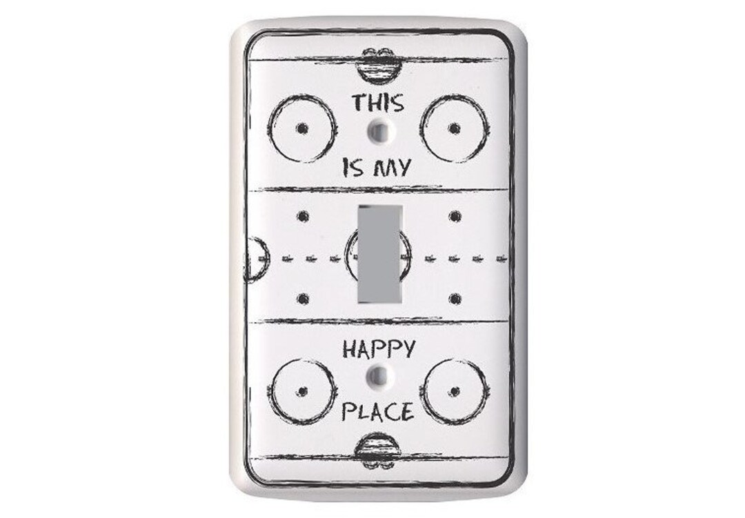 Hockey Light Switch Cover,hockey Room Decor,hockey Gift,hockey Light Switch Cover,hockey Wall