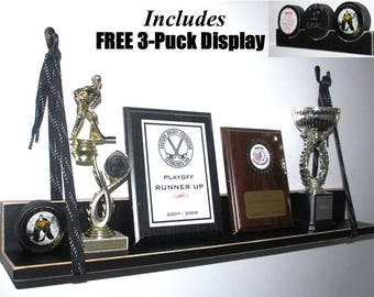 Hockey Shelf with Laces