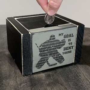 Hockey Goalie Bank, Goalie Coin Bank, Goalie Piggy Bank, Gift for Hockey Goalie, Hockey Goalie Bedroom, Hockey Money Bank, Goalie Room
