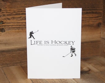 Hockey Greeting Card