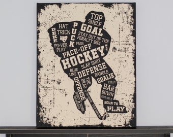 Hockey Canvas Art