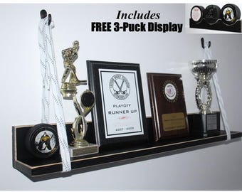 Hockey Shelf with Laces