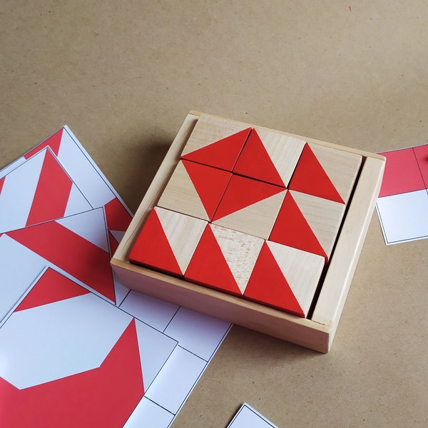 Test de bloc Kohs, cubes Kohs avec boîte, schémas de blocs Kohs, bloc de Koh en bois, figure de test d'intelligence, bloc iq, wisc-v, cube diagnostique