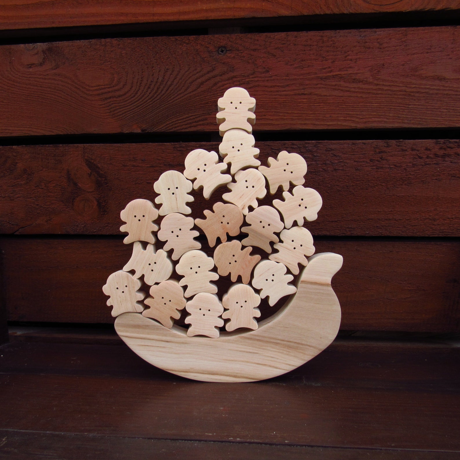 monkey stacking toy