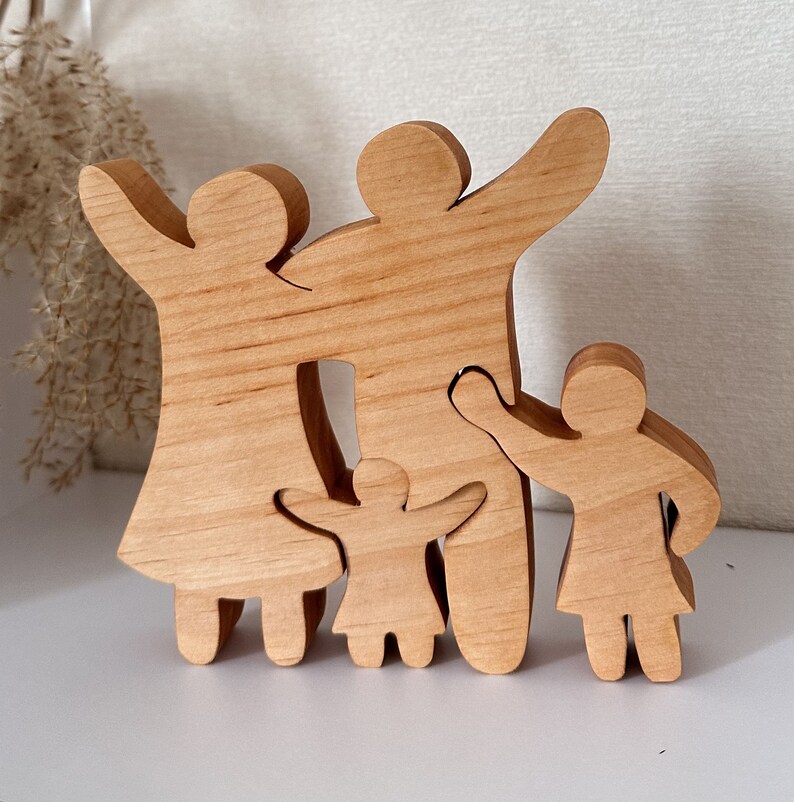 Personalisierte HolzFamilienPuzzleDekor Geschenk für Etsy.de