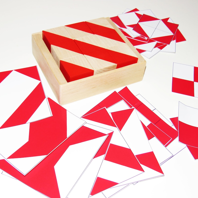 Kohs Block Test Kohs block schemes Wooden Koh's Block Etsy