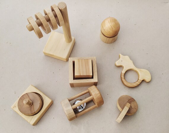7 piezas Montessori baby set juego de desarrollo de motores