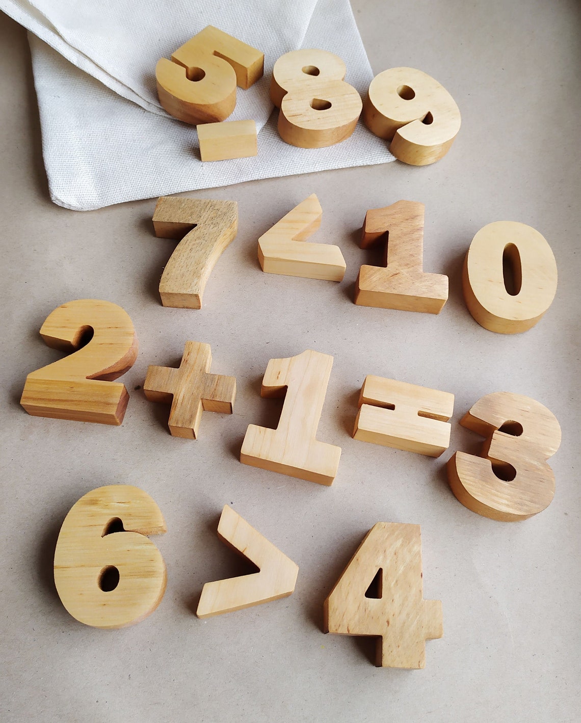 16 Pcs Magnetic Numbers 1 10 Wooden Numbers Learning Toy Etsy Australia