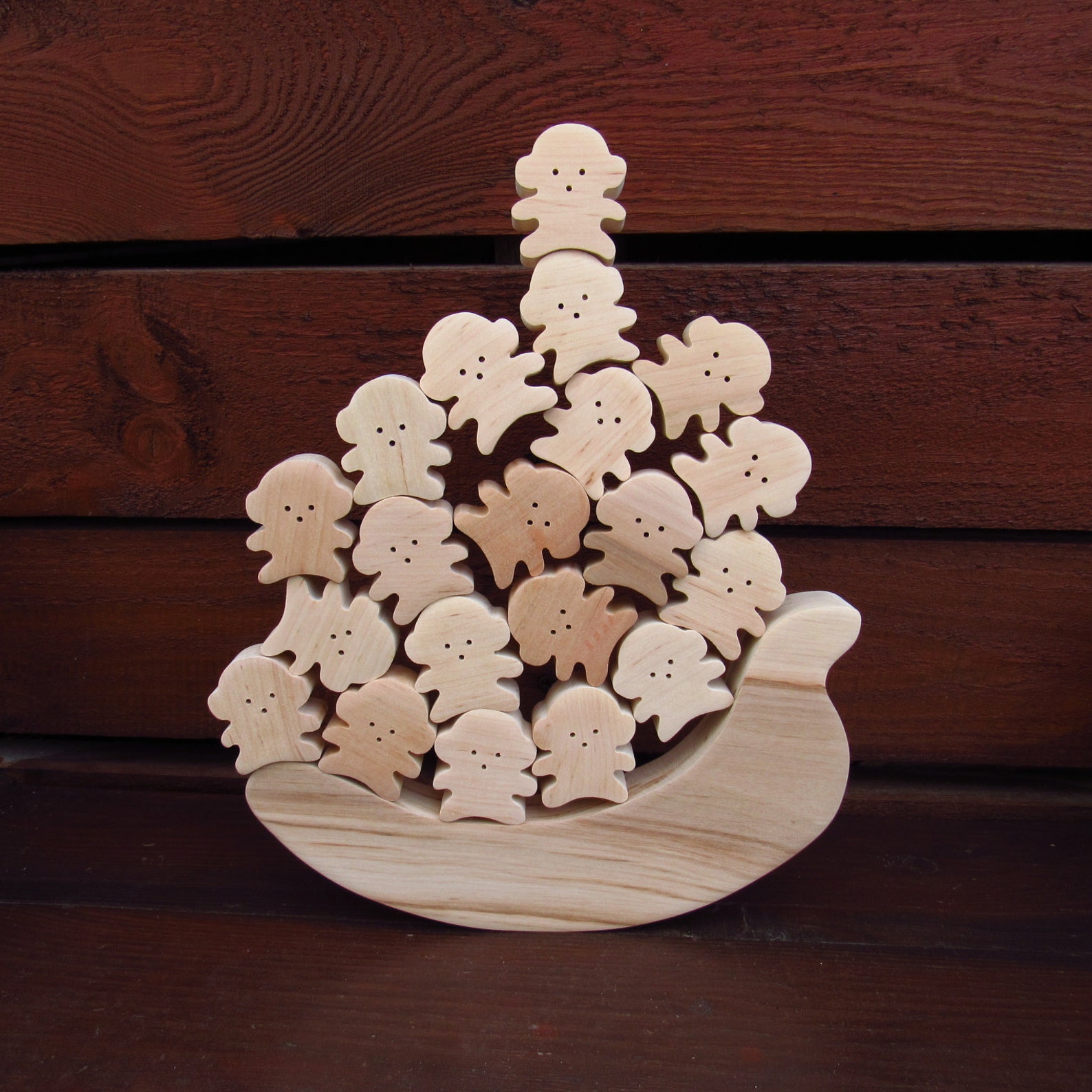 monkey stacking toy