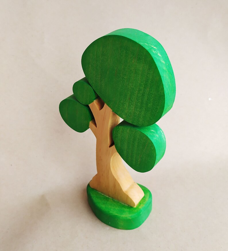Maple Wooden Tree Large Wooden Tree Toy Wadlorf Tree Big Etsy