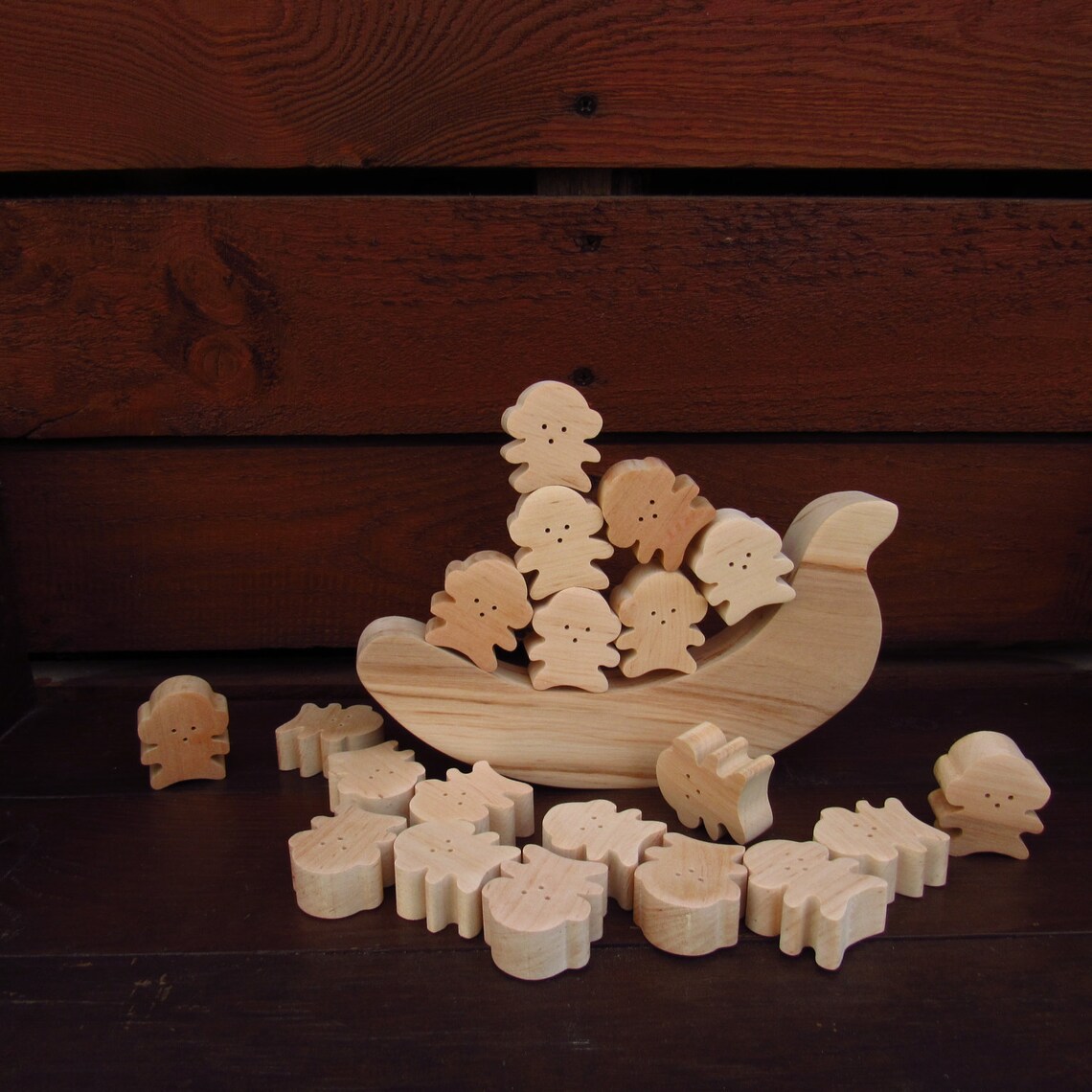 monkey stacking toy