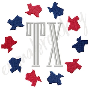 5 Sizes Texas Shape State Monogram Frame - Lonestar TX Tech A&M Baylor  - Machine Embroidery Design - Instant Download - 8 Formats PES JEF