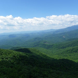 NC Mountains As Seen From The Blowing Rock, NC {3} {Instant Photo Download}