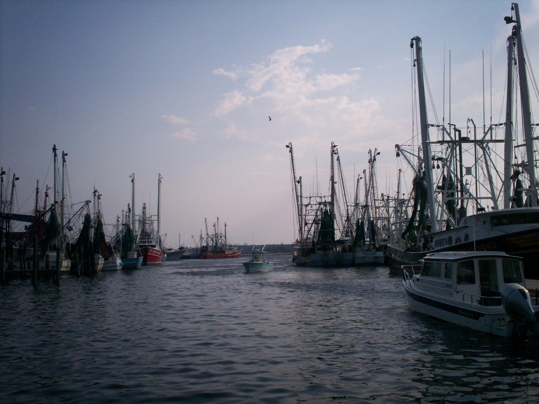 Fishing Boats at Dusk at Town Dock Oriental, NC Etsy