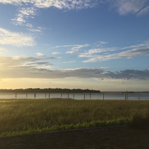 Sunset over Sheep Island - Oak Island, NC {Instant Download}