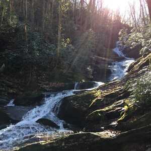 Roaring Fork Falls, NC {Instant Photo Download}