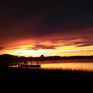 Sunset View from Little Lollipop Bay - Wrightsville Beach, NC