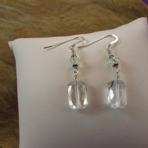 Swarovski Crystal Earrings/ handmade/ hand crafted/ dangle earrings/ bride/ bridal