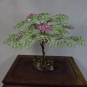 Handmade Gemstone Tree/ Bonsai Tree/ Rainbow Amethyst Geode/ Handmade/ Hand Crafted/ Tree of Life