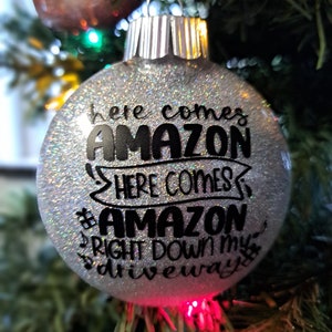 Funny Christmas ornaments/glitter ornaments/adult Christmas gift